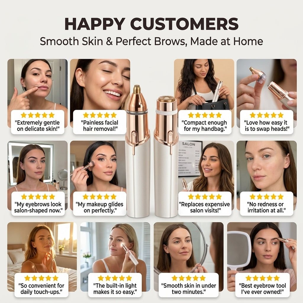 2-in-1 Facial & Eyebrow Trimmer