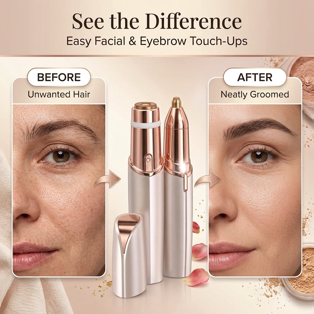 2-in-1 Facial & Eyebrow Trimmer