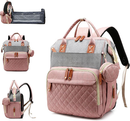 3-in-1 Diaper Bag Backpack – With Foldable Changing Station