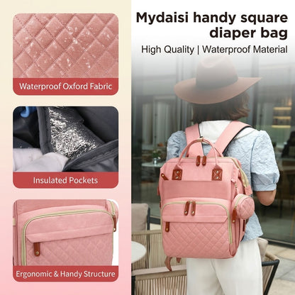 3-in-1 Diaper Bag Backpack – With Foldable Changing Station
