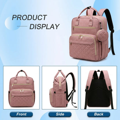 3-in-1 Diaper Bag Backpack – With Foldable Changing Station