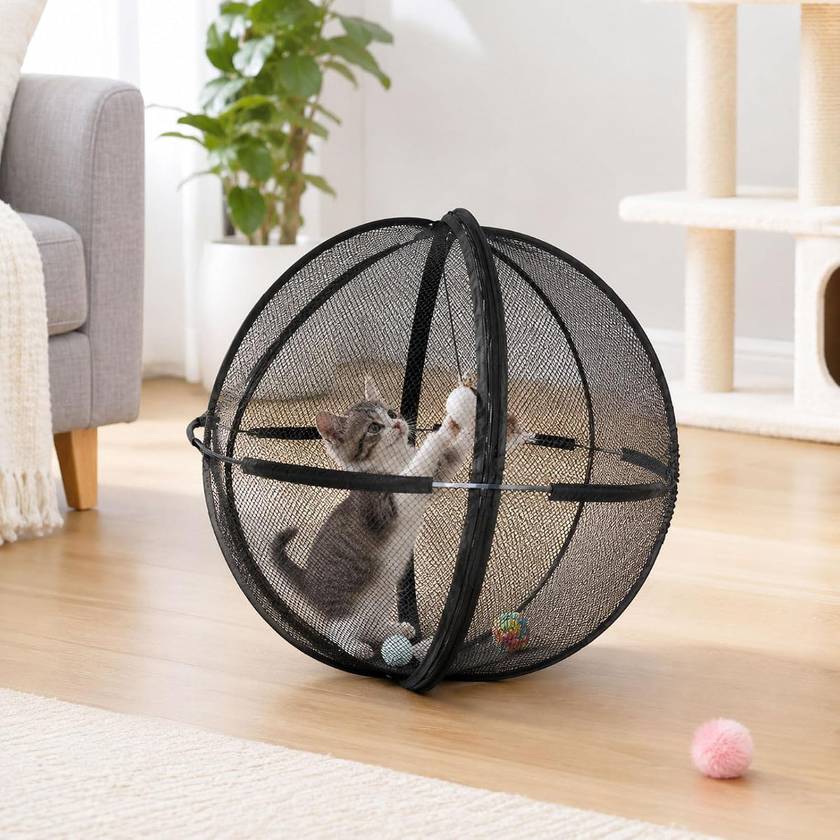 360° Rolling Pet Playpen – Indoor and Outdoor Fun