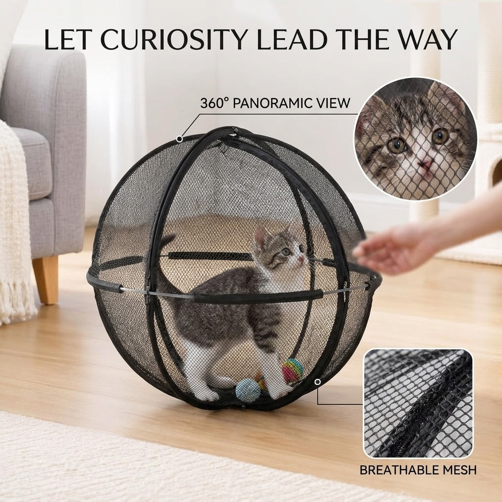 360° Rolling Pet Playpen – Indoor and Outdoor Fun