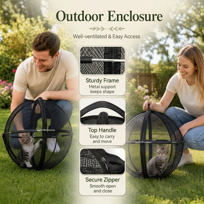 360° Rolling Pet Playpen – Indoor and Outdoor Fun