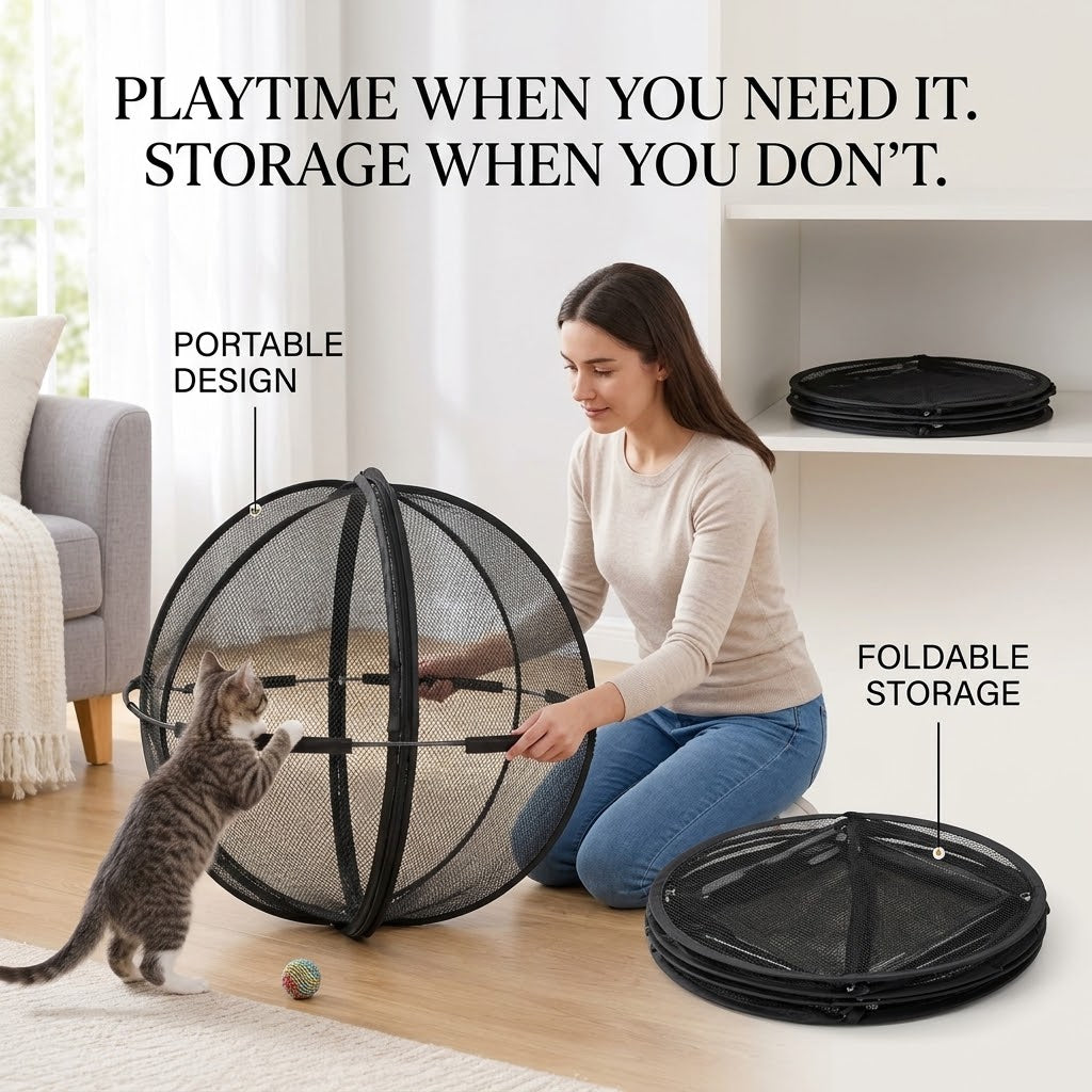 360° Rolling Pet Playpen – Indoor and Outdoor Fun