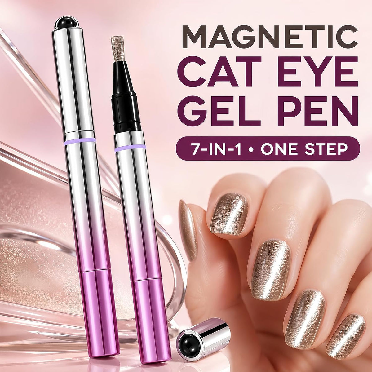 Gel Nail Pen | Create Magnetic Nails Easily