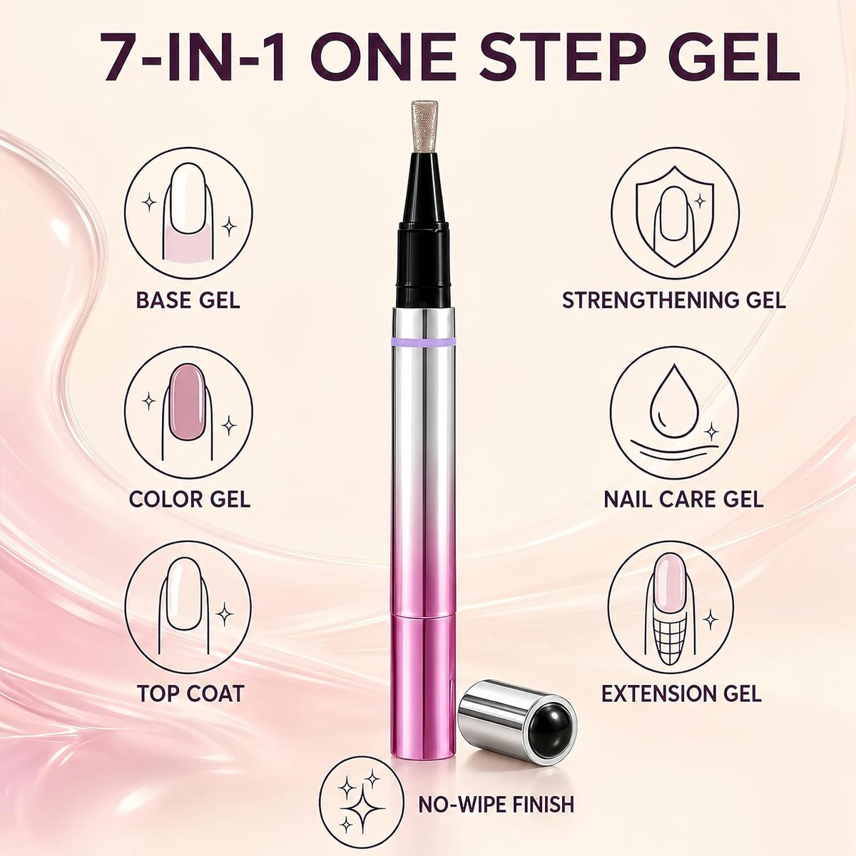 Gel Nail Pen | Create Magnetic Nails Easily