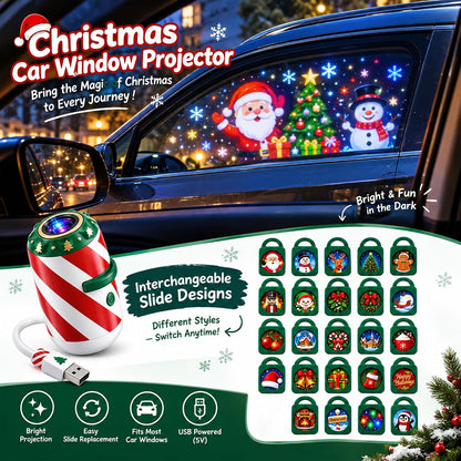 Christmas Car Projector | 24 Festive Window Designs
