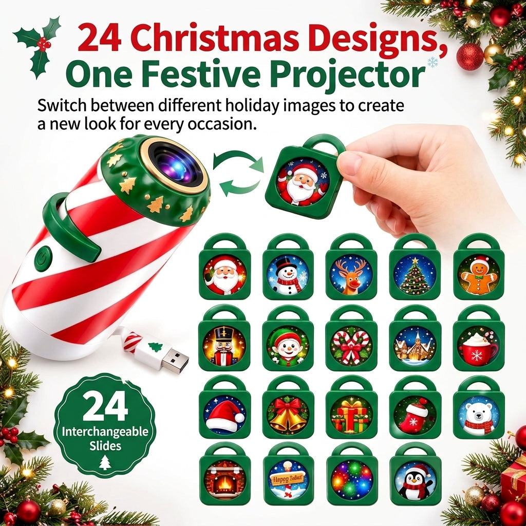 Christmas Car Projector | 24 Festive Window Designs