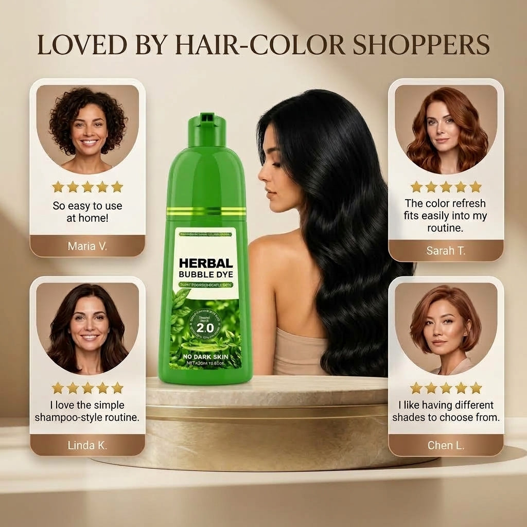 3-in-1 Hair Color Shampoo - Easy At-Home Color Refresh