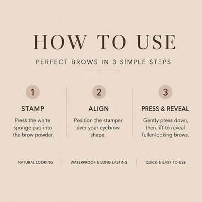 StampBrow™ | Easy, Even & Natural-Looking Brows