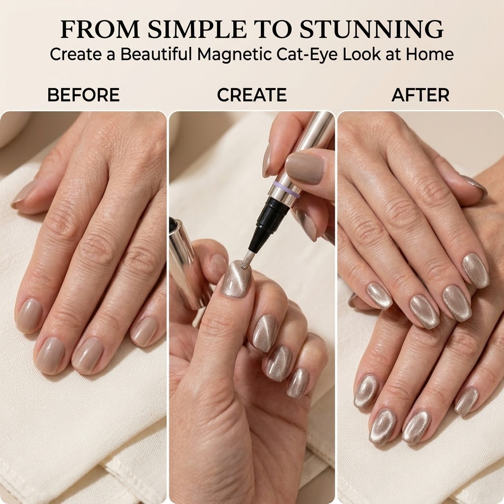 Gel Nail Pen | Create Magnetic Nails Easily
