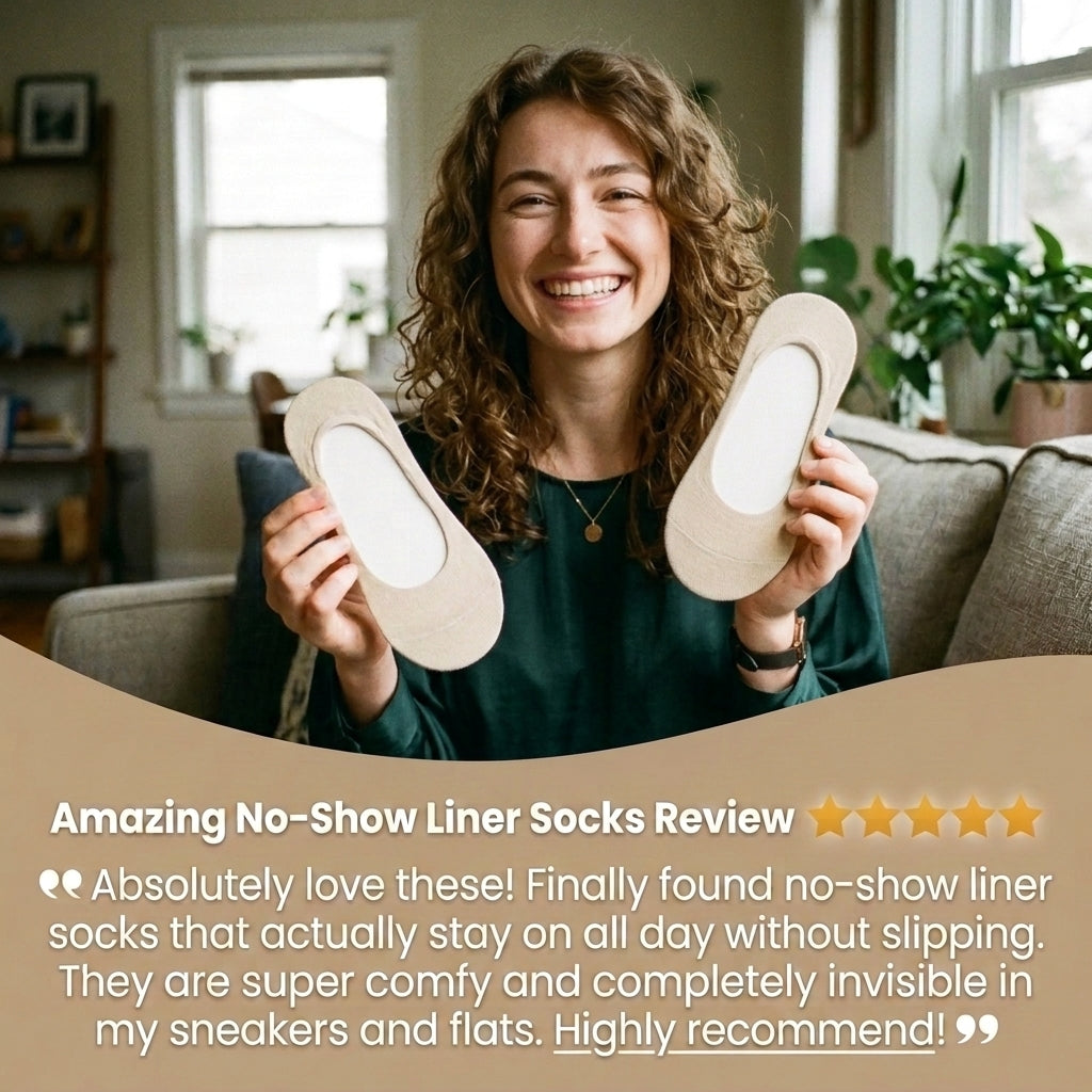 No-Show Liner Socks – Stay Hidden Inside Your Flats