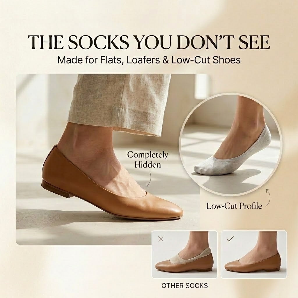 No-Show Liner Socks – Stay Hidden Inside Your Flats