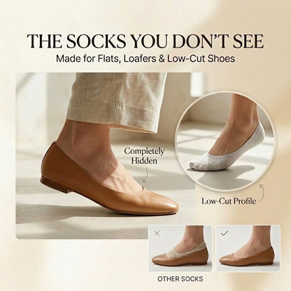 No-Show Liner Socks – Stay Hidden Inside Your Flats