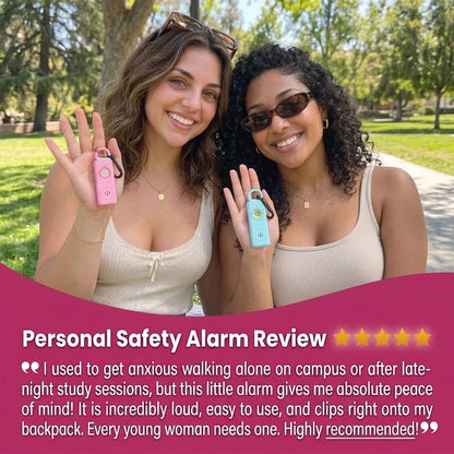 Personal Safety Alarm – Loud Sound and Flashing Light