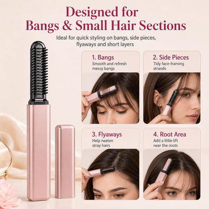 Portable Wireless Hair Styling Comb – Smooth Hair Anytime, Anywhere
