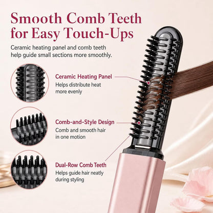 Portable Wireless Hair Styling Comb – Smooth Hair Anytime, Anywhere