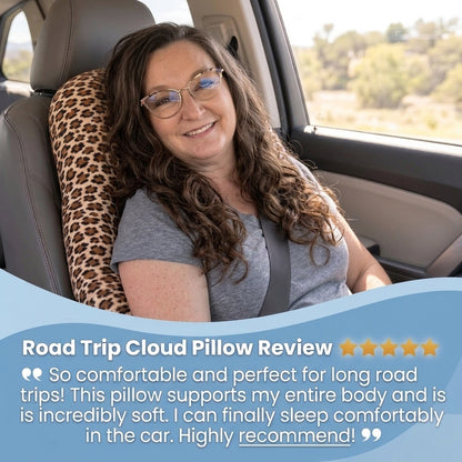 Road Trip Cloud Pillow – Soft U-Shape Car Cushion