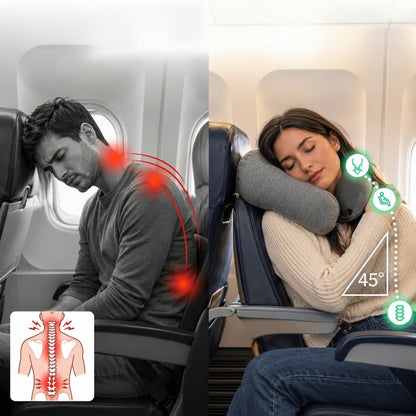 Inflatable Travel Pillow – Head and Arm Support for Long Journeys