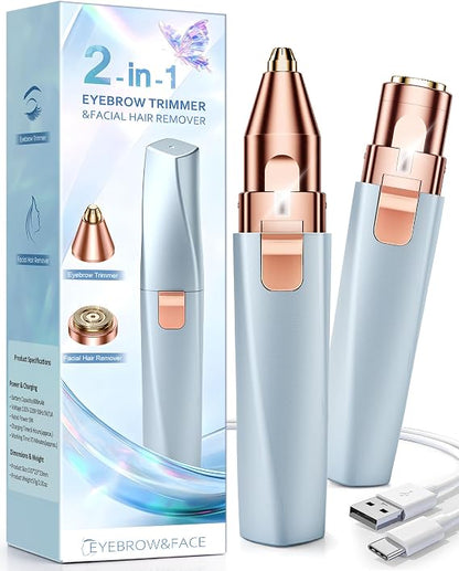 2-in-1 Facial & Eyebrow Trimmer