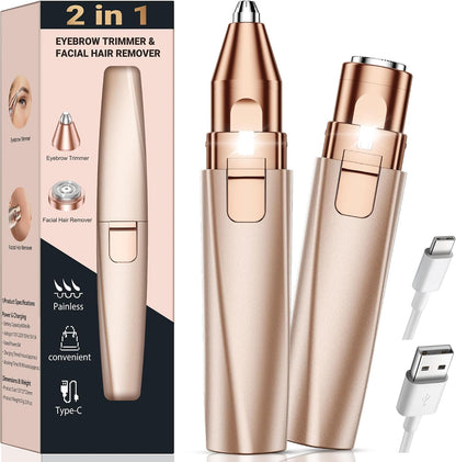 2-in-1 Facial & Eyebrow Trimmer