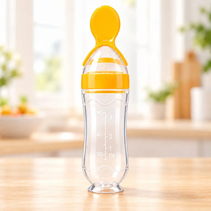 Silicone Baby Feeding Spoons – Easy Squeeze Food Dispenser