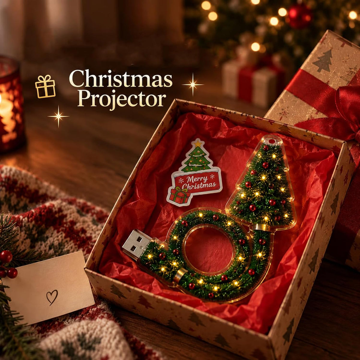 Christmas Projector Light | Turn Any Room Into Christmas Magic