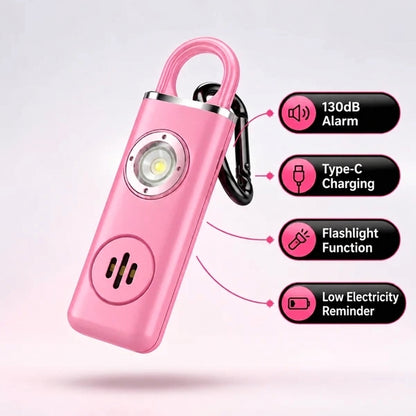 Personal Safety Alarm – Loud Sound and Flashing Light