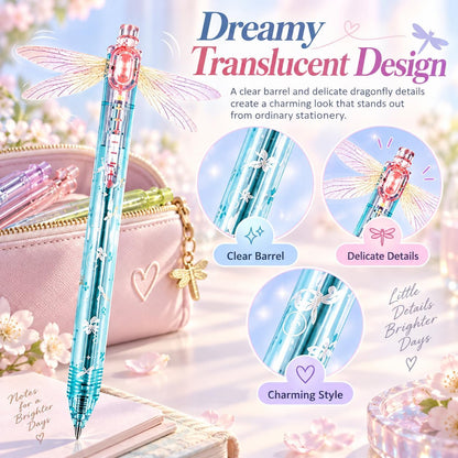 Dragonfly Gel Pen — Smooth Writing With Playful Moving Wings