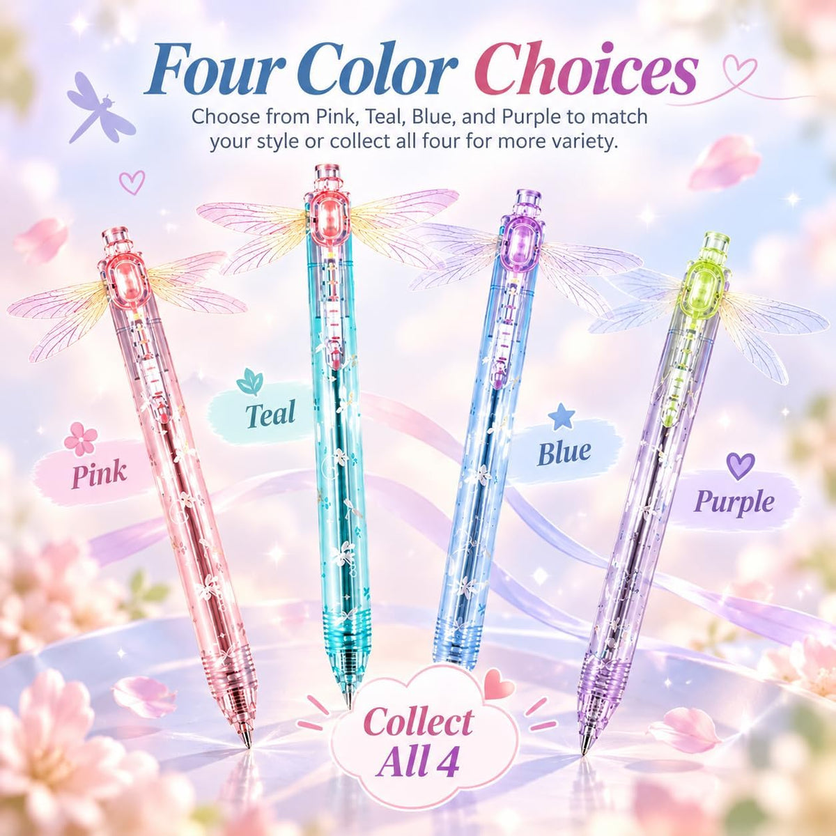 Dragonfly Gel Pen — Smooth Writing With Playful Moving Wings