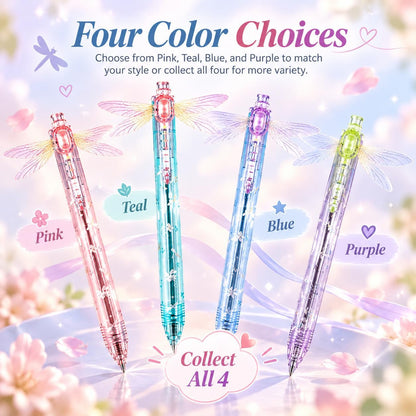Dragonfly Gel Pen — Smooth Writing With Playful Moving Wings