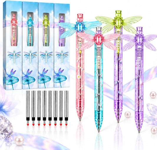 Dragonfly Gel Pen — Smooth Writing With Playful Moving Wings