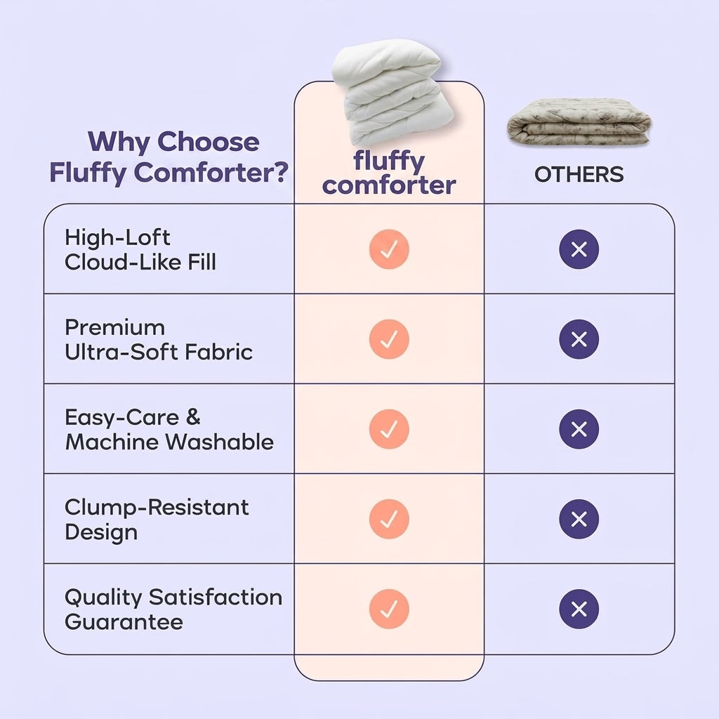 Fluffy Comforter – Soft and Warm for Every Season
